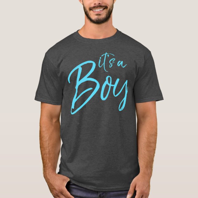 Es ist ein Junge Spaß Niedlich Blue Gender Offenba T-Shirt (Vorderseite)