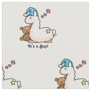 Es ist ein Jungen-Lama! Stoff