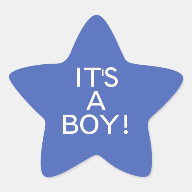 Es ist ein junger Blue Star Sticker (Vorderseite)