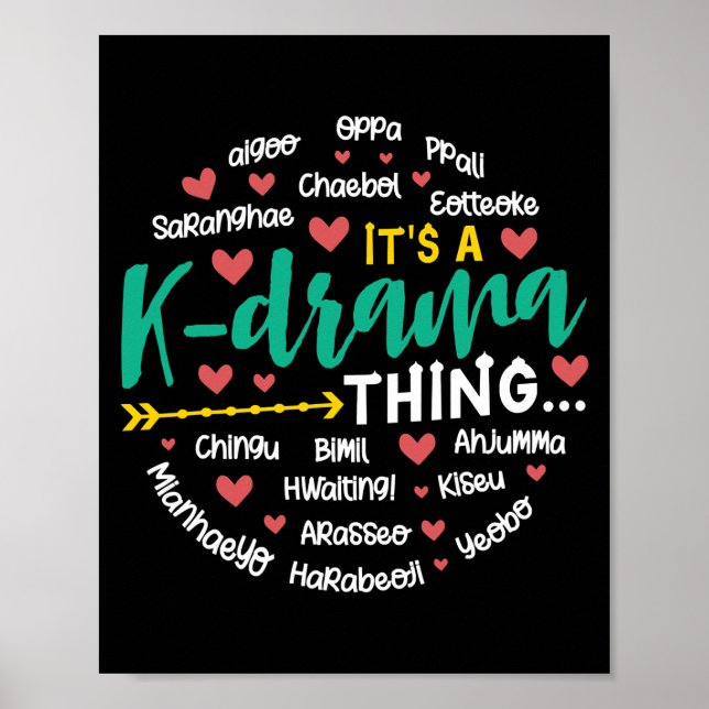 Es ist ein K Drama Thing K Dramas koreanischen Dra Poster (Vorne)