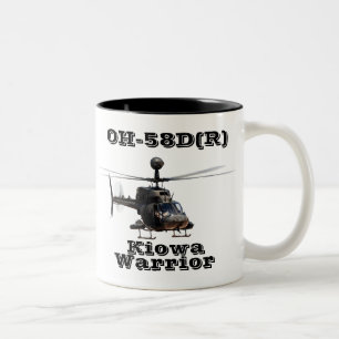 Es ist ein Kiowa! - Kaffee-Tasse Zweifarbige Tasse
