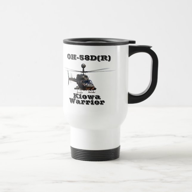 Es ist ein Kiowa! - Reise-Tasse Reisebecher (Rechts)