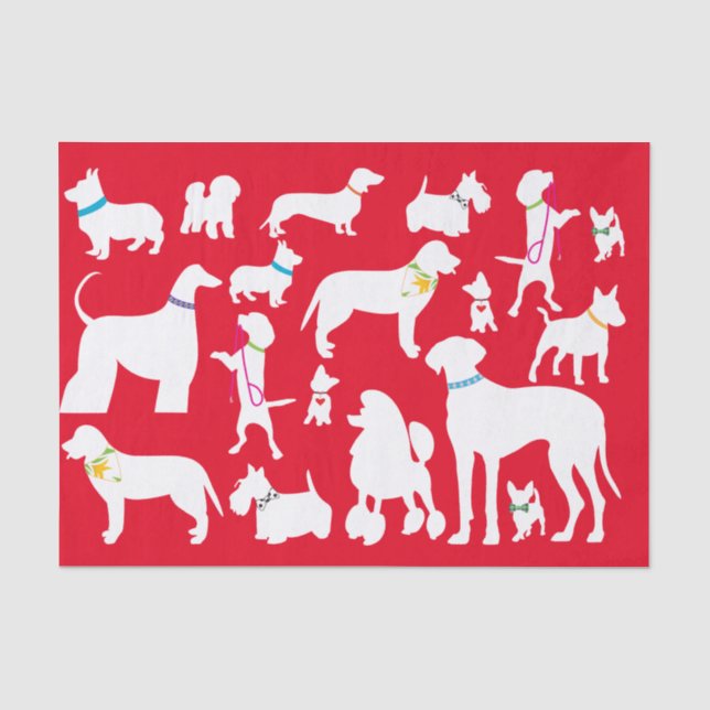 Es ist ein Leben für Hunde Seidenpapier (Vorderseite)