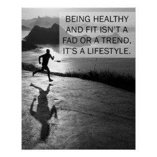 Es ist ein Lifestyle-Motivationsposter Poster