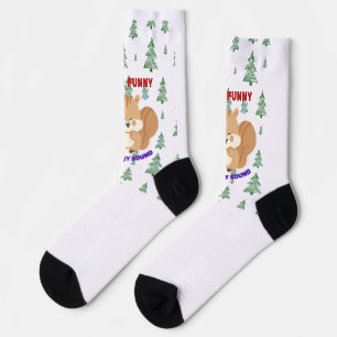 Es ist ein lustiger quietschender Ton Socken