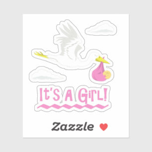 Es ist ein Mädchen! Aufkleber