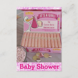 Es ist ein Mädchen Baby Shower Einladungen