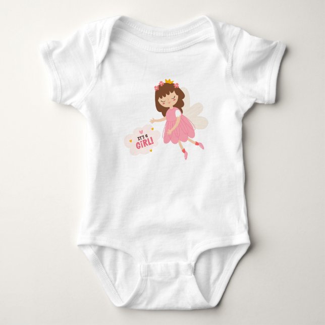 Es ist ein Mädchen Baby Strampler (Vorderseite)