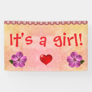 Es ist ein Mädchen! Banner