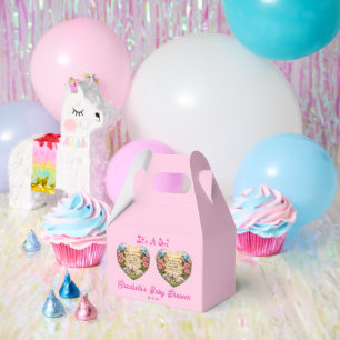 Es ist ein Mädchen Favor Box Geschenkschachtel