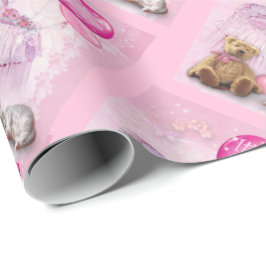 Es ist ein Mädchen! Geschenkpapier