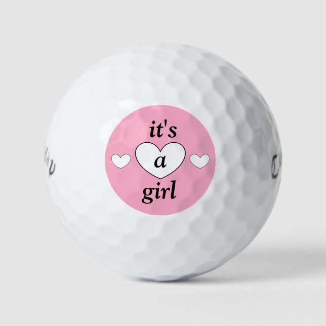es ist ein Mädchen Golf Bälle von dalDesignNZ (Vorderseite)