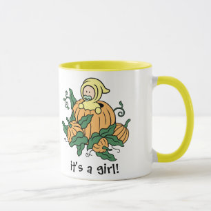 Es ist ein Mädchen - Herbst-Andenken-Tasse Tasse