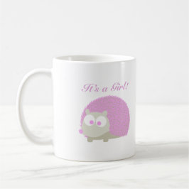 Es ist ein Mädchen! Igel Kaffeetasse