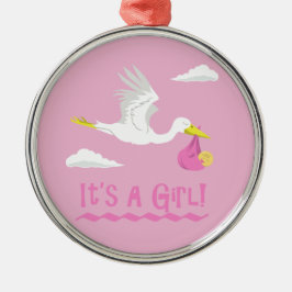 Es ist ein Mädchen! Keramikornament