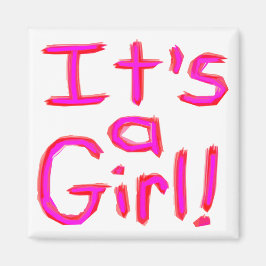 Es ist ein Mädchen! Magnet