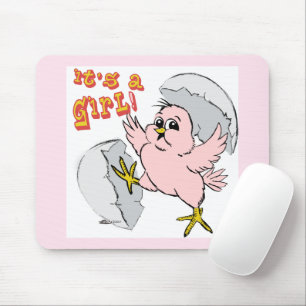Es ist ein Mädchen! Mousepad