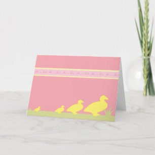 Es ist ein Mädchen! Neue Baby Girl Card Einladung