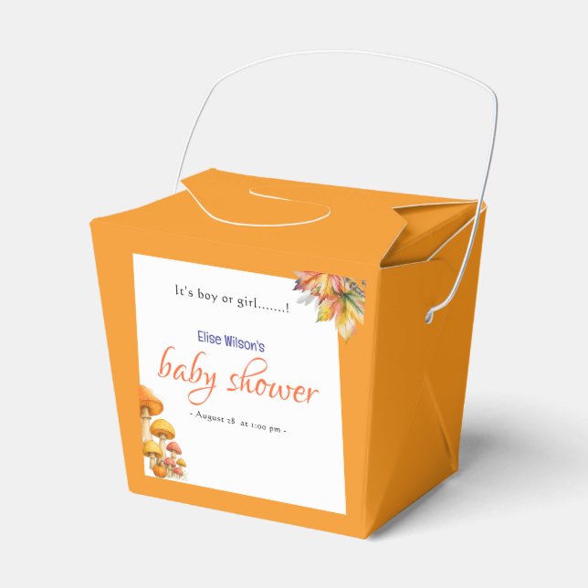 Es ist ein Mädchen oder ein Junge Halloween-Märche Geschenkschachtel (Vorderseite)