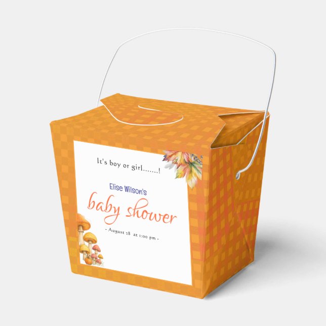 Es ist ein Mädchen oder ein Junge Halloween-Märche Geschenkschachtel (Vorderseite)