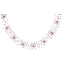 Es ist ein Mädchen | Rosa Baby- und Welpen-Babypar