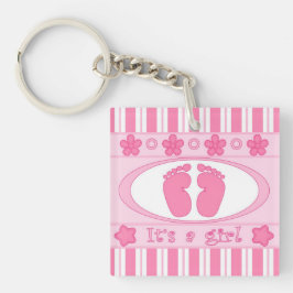 Es ist ein Mädchen Schlüsselanhänger