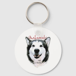 Es ist ein Malamute Schlüsselanhänger
