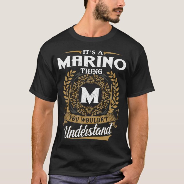 Es ist ein Marino, das man nicht verstehen würde T-Shirt (Vorderseite)