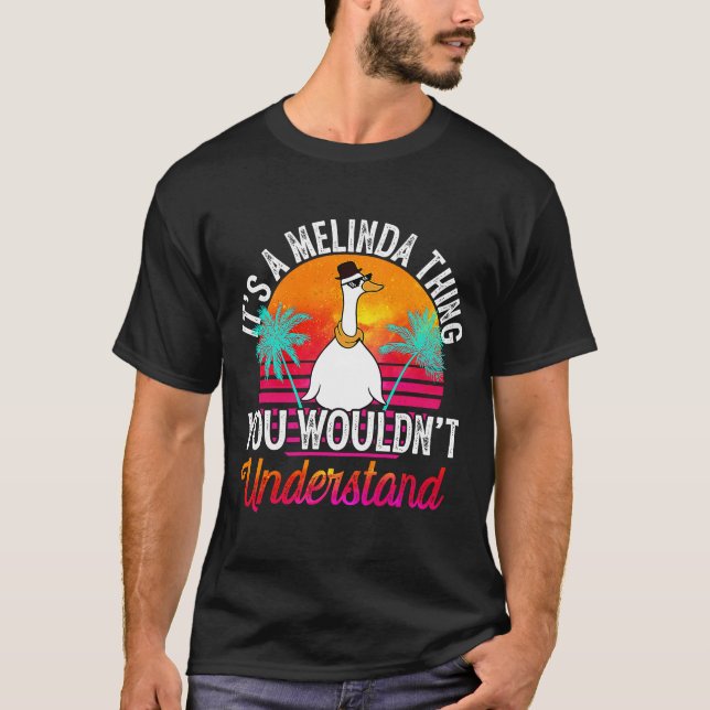 Es ist ein Melinda-Ding, das man Meli nicht verste T-Shirt (Vorderseite)