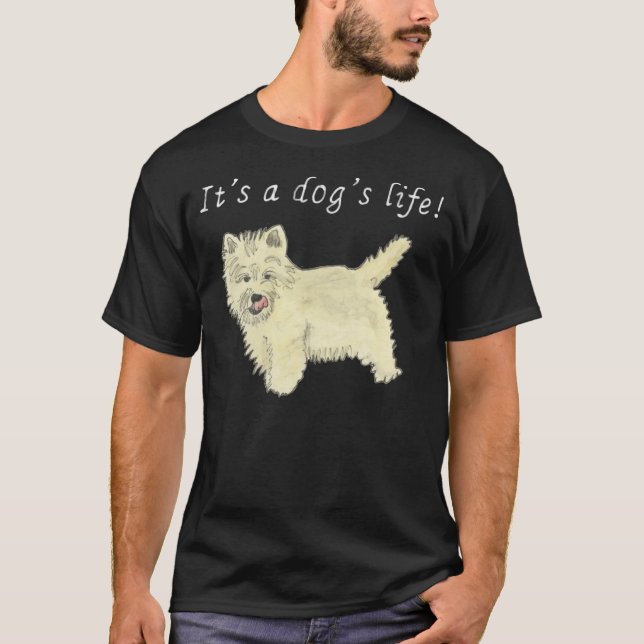 Es ist ein Niedliches Hundebüt-Design T-Shirt (Vorderseite)