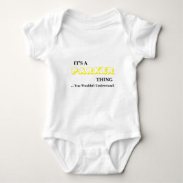 Es ist ein PARKER-Ding! Sie würden es nicht verste Baby Strampler