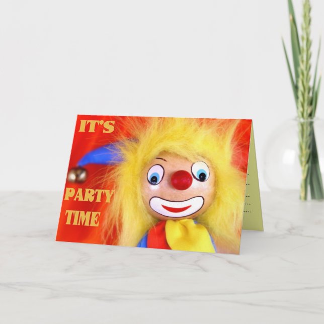 ES IST EIN PARTY EINLADUNG (Vorderseite)