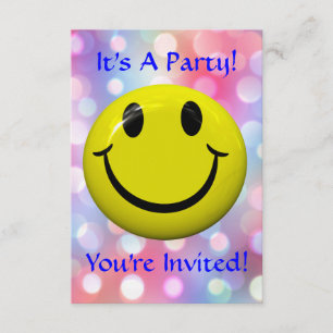 Es ist ein Party! Spaß, bunte Einladung