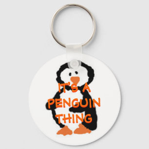 ES ist EIN PENGUIN-SACHE-SCHLÜSSELANHÄNGER Schlüsselanhänger