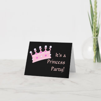 Es ist ein Prinzessin-Party! Einladung