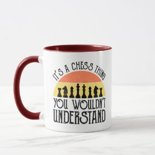 Es ist ein Schachspiel - man würde es nicht verste Tasse