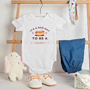 Es ist ein schlechter Tag, um ein Glizzy-Hotdog zu Baby Strampler