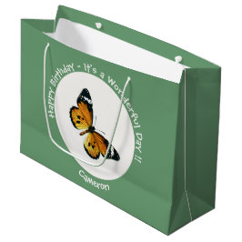 Es ist ein Schlichtes Tiger/African Queen Butterfl Große Geschenktüte