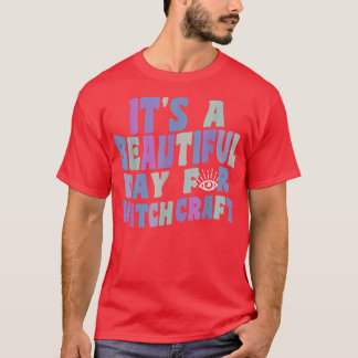 Es ist ein schöner Tag für Hexerei Retro Hexe Ac T-Shirt