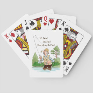 Es ist ein schönes Angelspiel. Spielkarten