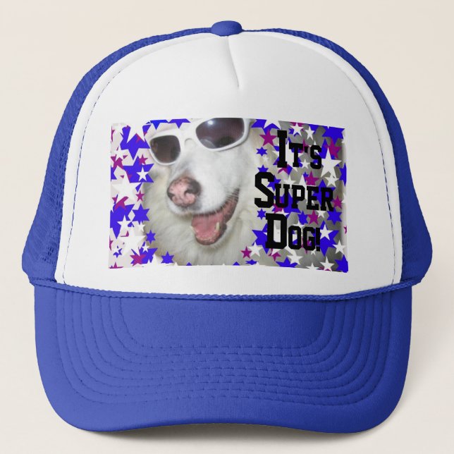 Es ist ein Super Hat...ein Super *Hund Hut! Truckerkappe (Vorderseite)