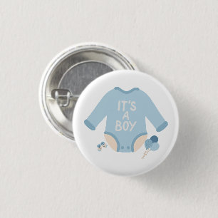Es ist ein süßer Babyjunge - Ankündigung Button