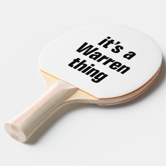 Es ist ein Wahnsinn Tischtennis Schläger (Vorderseite)