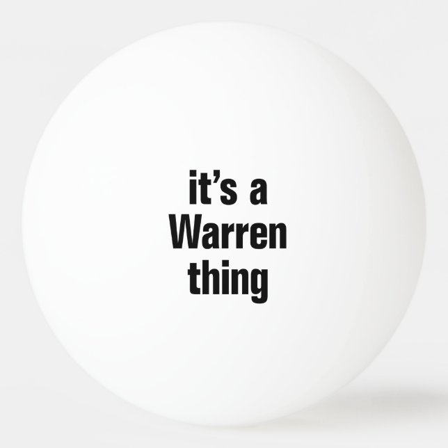 Es ist ein Wahnsinn Tischtennisball (Vorderseite)