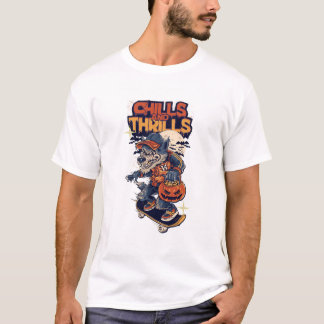 es ist ein weißes T-Shirt mit einzigartigem Design