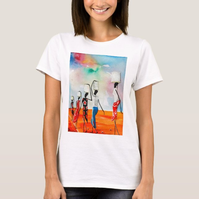 Es ist ein weiter Weg, zum des Wassers zu holen T-Shirt (Vorderseite)