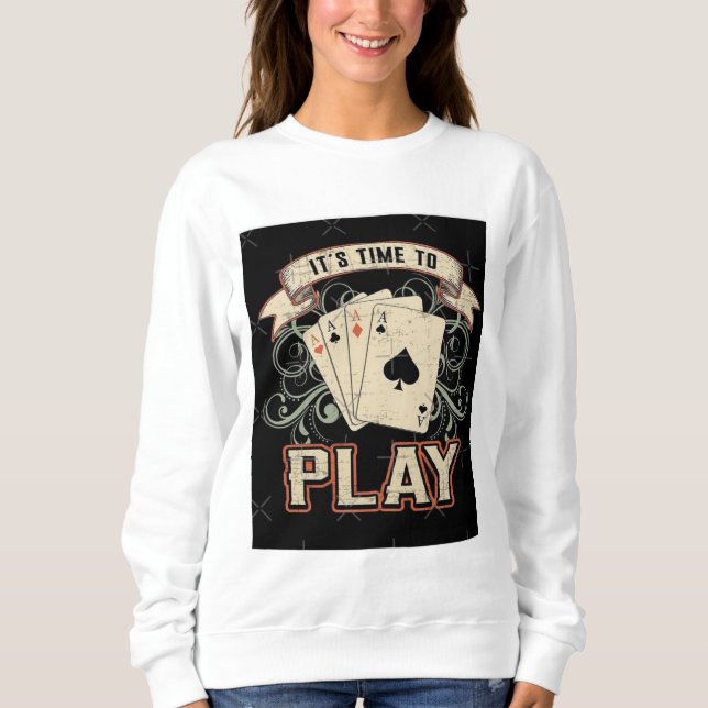 es ist ein zeitgemäßes Sweatshirt (Vorderseite)
