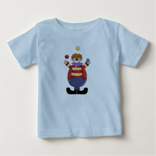 Es ist ein Zirkus! Jonglierender Clown Baby T-shirt