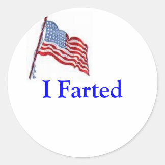 Es ist eine amerikanische Pflicht Runder Aufkleber
