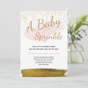 Es ist eine Baby-Ankündigung-Sprinkle-Party
